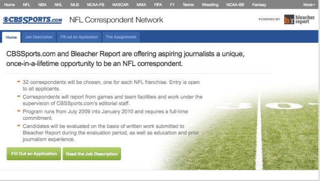 B/R and CBS: An interesting new opportunity for online journalism